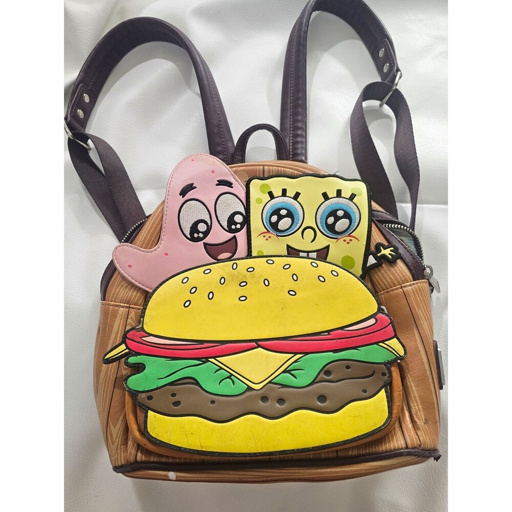 Loungefly SpongeBob SquarePants Krusty Krab Mini Backpack Brown 2022